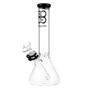 Glasscity Beaker Bong à Glaçons | 25 cm | Gris