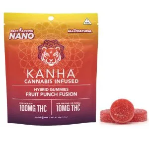 Hybrid Fruit Punch Fusion Nano Gummies 10pk [100mg]