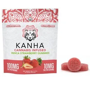 Classic Indica Strawberry Gummies 10pk [100mg]
