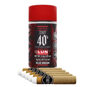 STIIIZY – Mini Blunt Infusé 40&rsquo;s 5pk [2,5g] Blue Dream Pré-rolls France