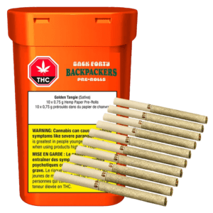 Backpackers Golden Tangie Pré-rolls France 10 x 0,75 g