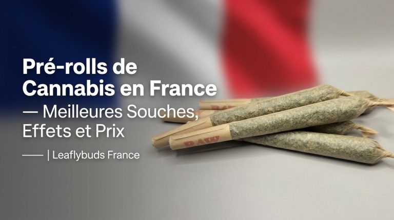 Pré-rolls de Cannabis en France — Meilleures Souches, Effets et Prix
