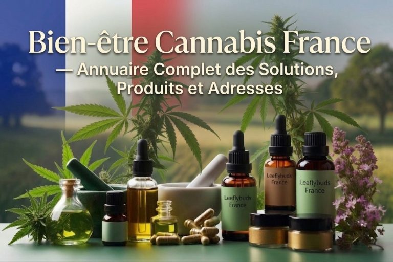Bien-être Cannabis France — Annuaire Complet des Solutions, Produits et Adresses